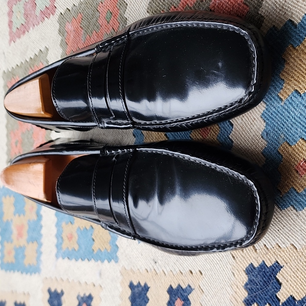 Romeo Gigli Moccasins Black 42 (US8)